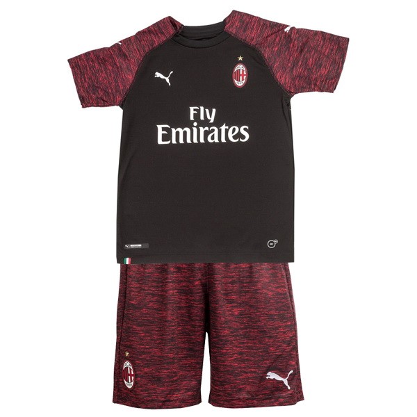 Camiseta AC Milan Tercera equipación Niños 2018-2019 Negro